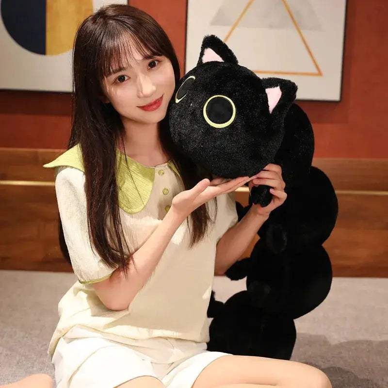 Ultra Soft Long Cat Caterpillar Plush Pillow For Kids - ToylandEU