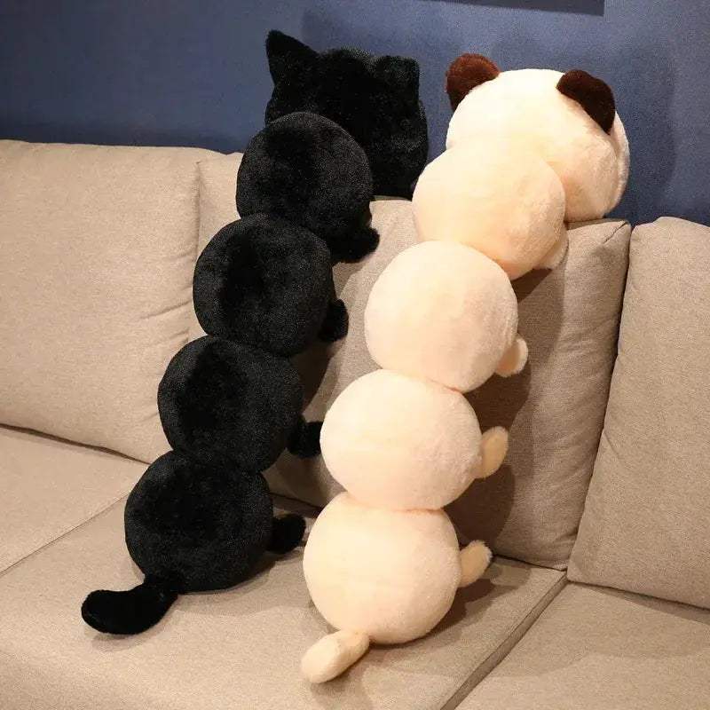 Ultra Soft Long Cat Caterpillar Plush Pillow For Kids - ToylandEU