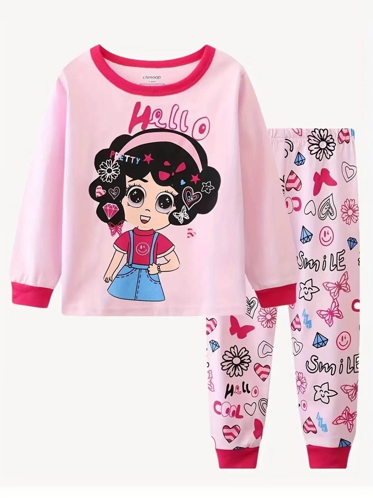 Ultra Soft Premium Kids Cotton Pajama Sets With All Season Cartoon Unicorn Print For Girls - ToylandEU