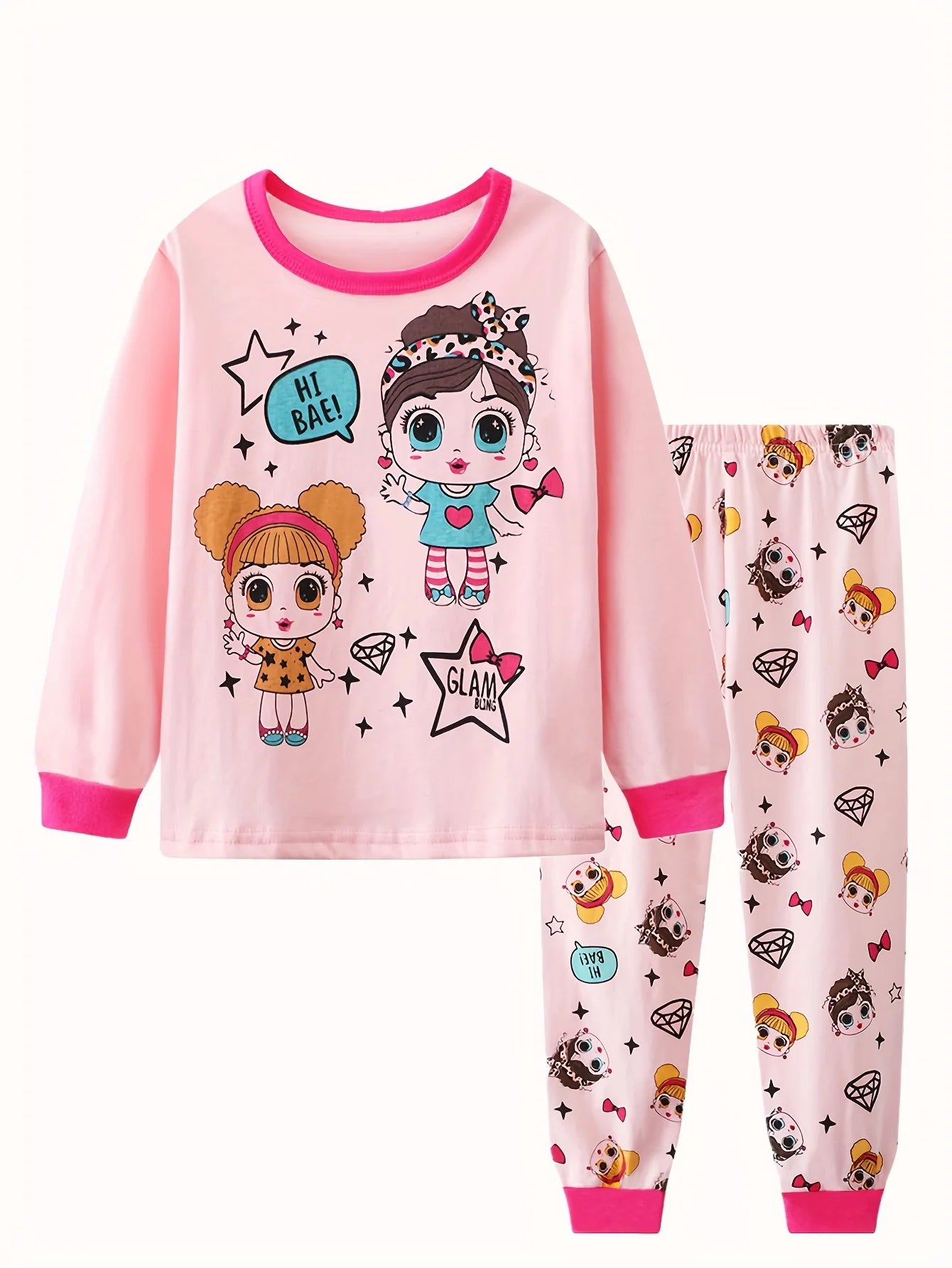 Ultra Soft Premium Kids Cotton Pajama Sets With All Season Cartoon Unicorn Print For Girls - ToylandEU