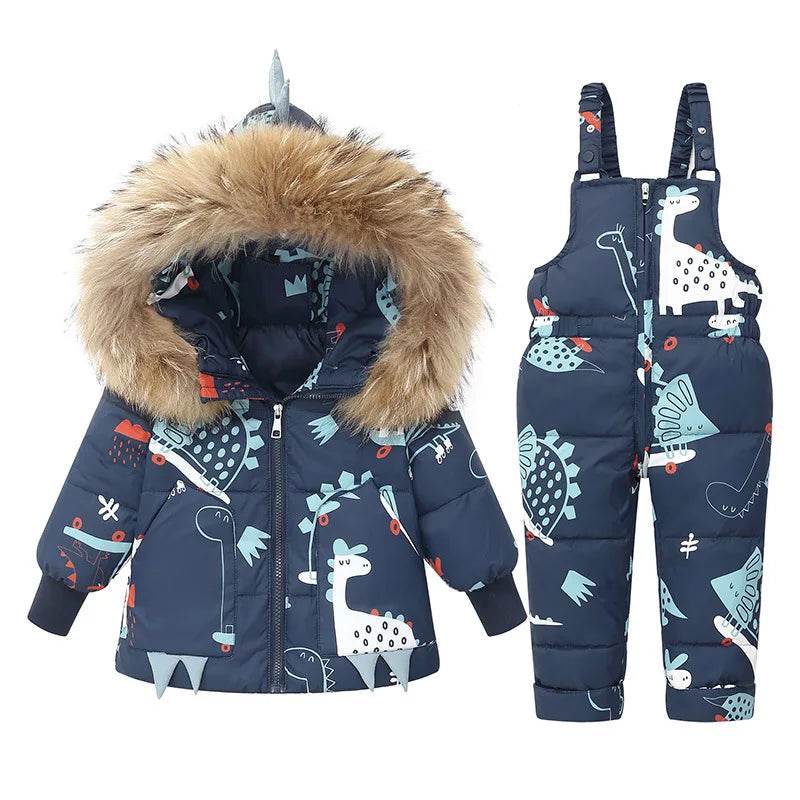 Ultra Warm Hooded Parka Duck Down Filled Winter For Kids - ToylandEU