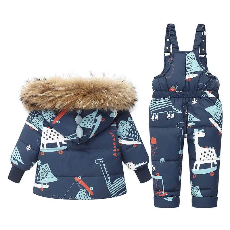 Ultra Warm Hooded Parka Duck Down Filled Winter For Kids - ToylandEU