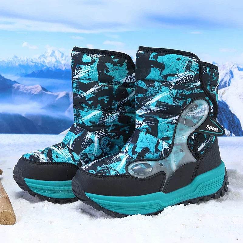 Ultra Warm Velvet Boots Waterproof For Kids Winter - ToylandEU
