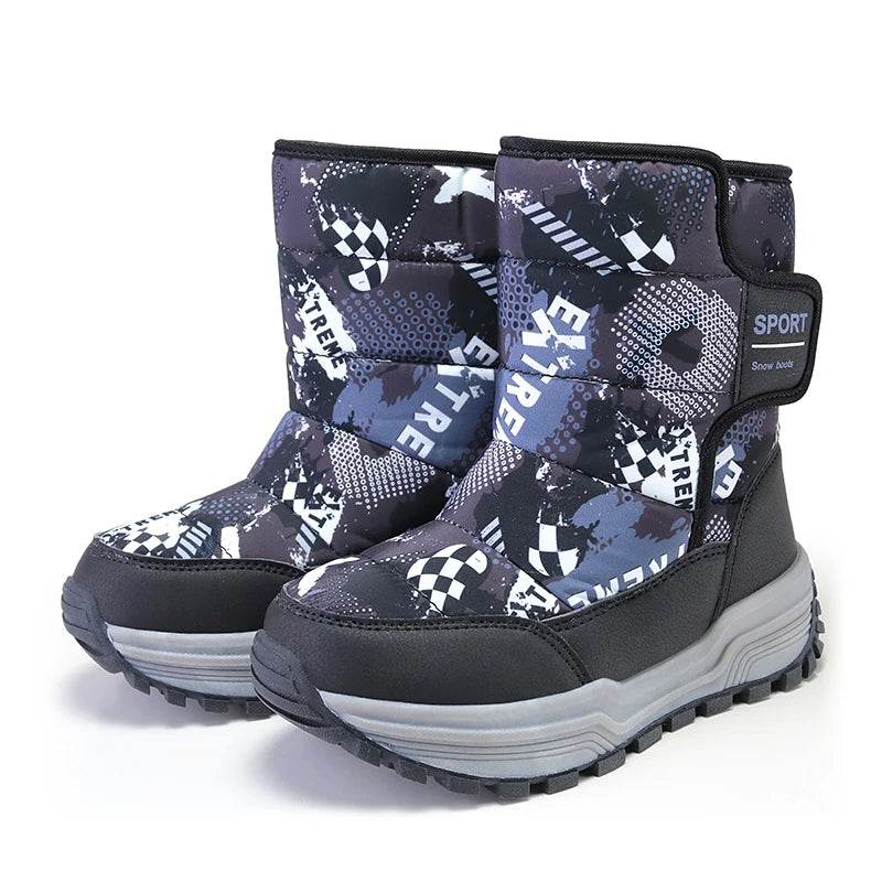 Ultra Warm Velvet Boots Waterproof For Kids Winter - ToylandEU