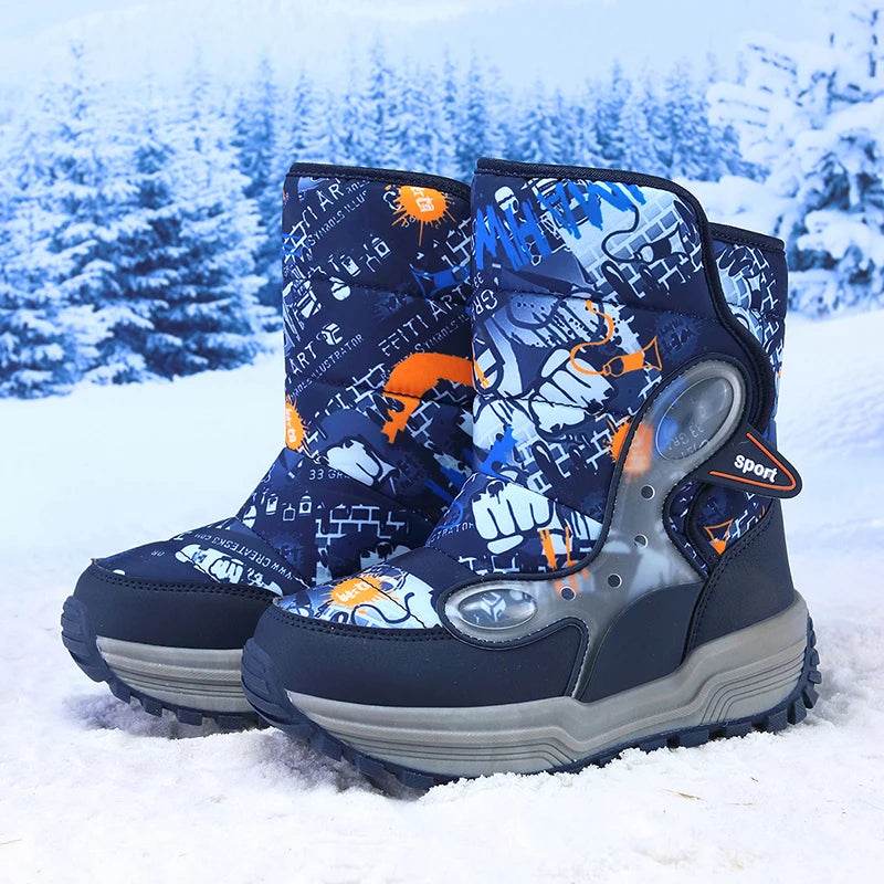 Ultra Warm Velvet Boots Waterproof For Kids Winter - ToylandEU