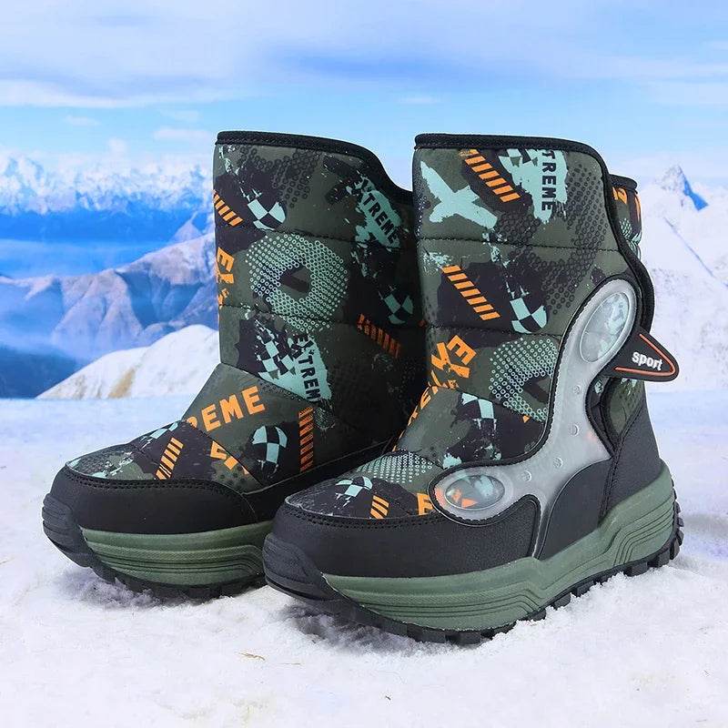 Ultra Warm Velvet Boots Waterproof For Kids Winter - ToylandEU