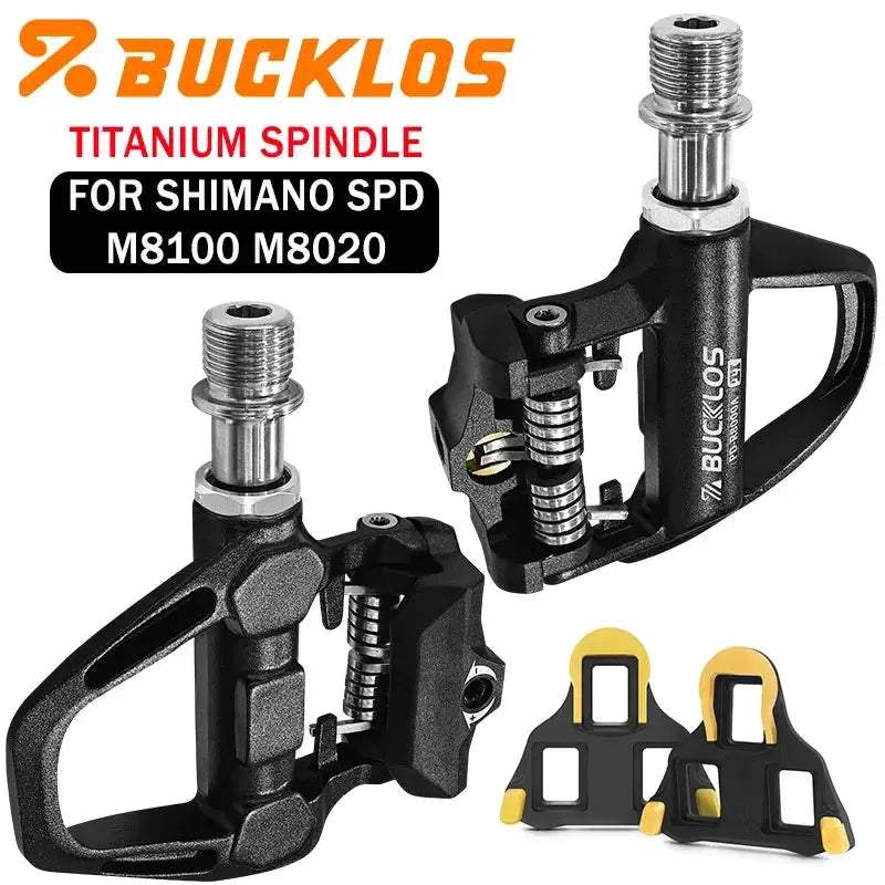 Ultralight SPD SL Road Bicycle Pedals With Titanium Spindle - ToylandEU