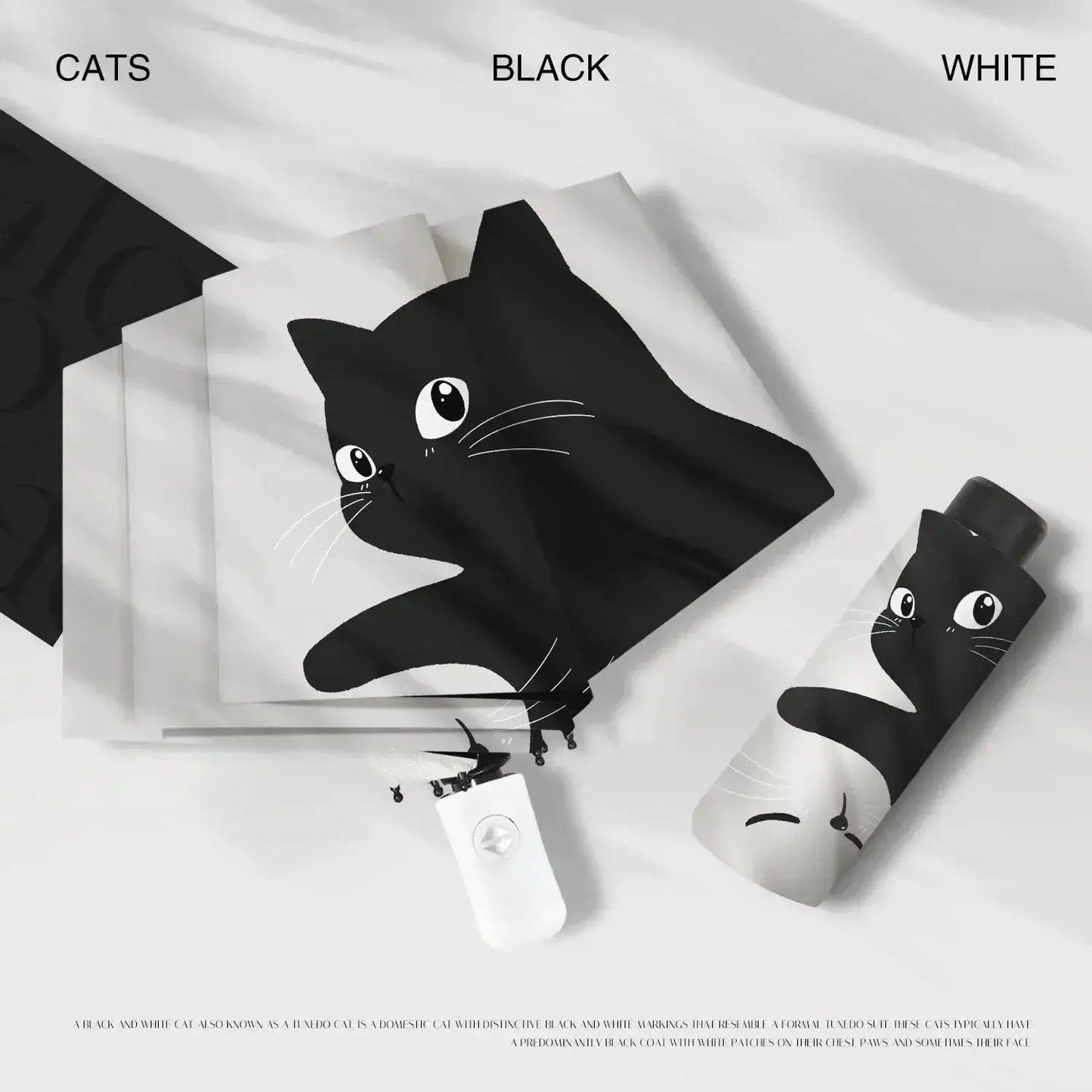 Cat Umbrella Automatic Portable Folding Sunshade For Kids -  ToylandEU™