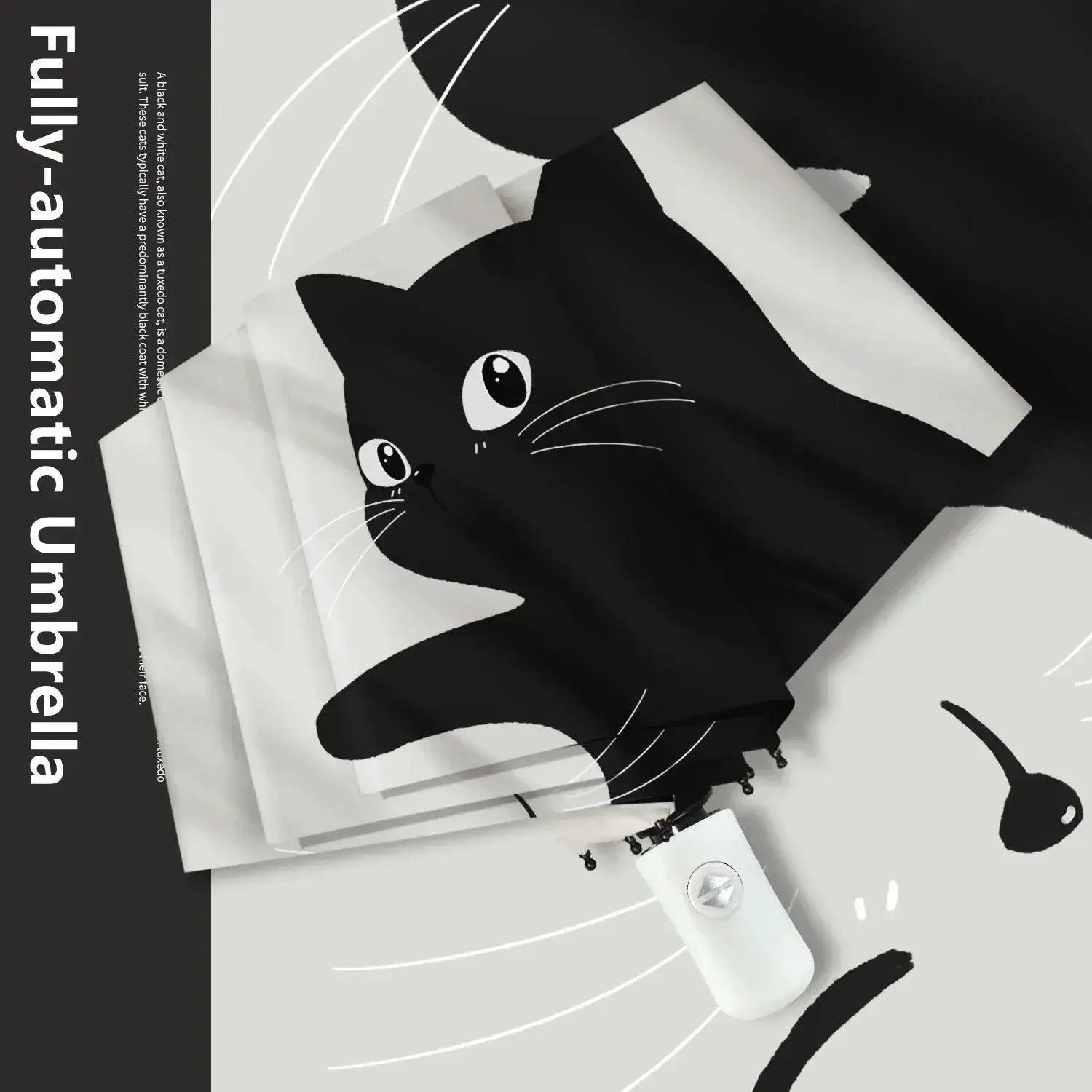  Cat Umbrella Automatic Portable Folding Sunshade For Kids -  ToylandEU™
