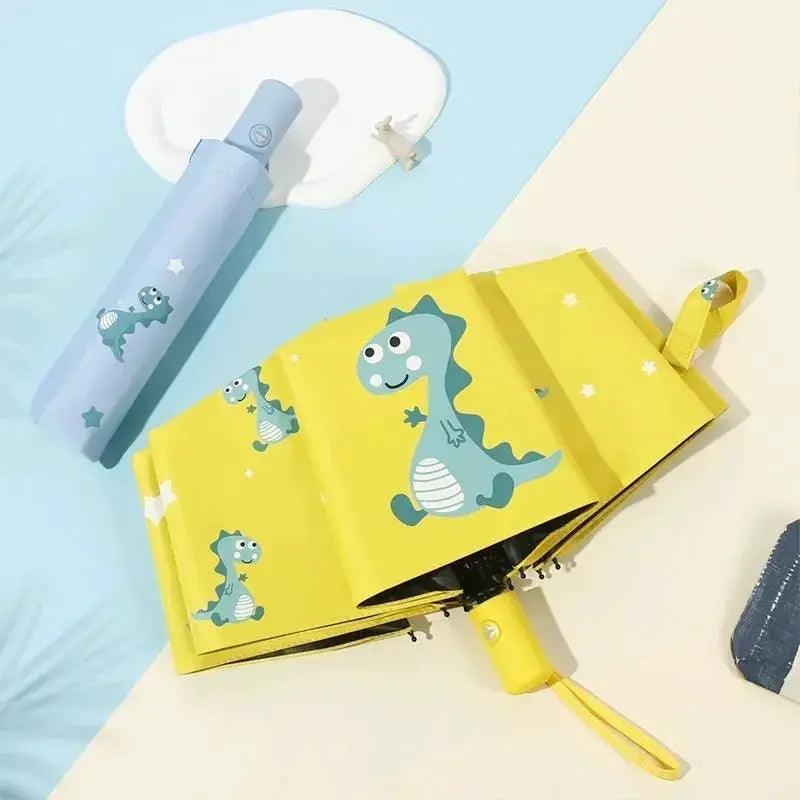  Automatic Dinosaur Umbrella For Kids Portable Folding -  ToylandEU™