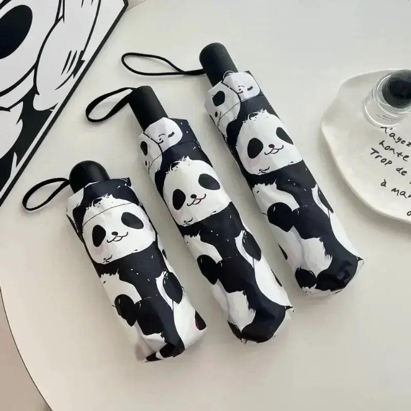  Panda Kids Umbrella Automatic Folding UV Protection -  ToylandEU™