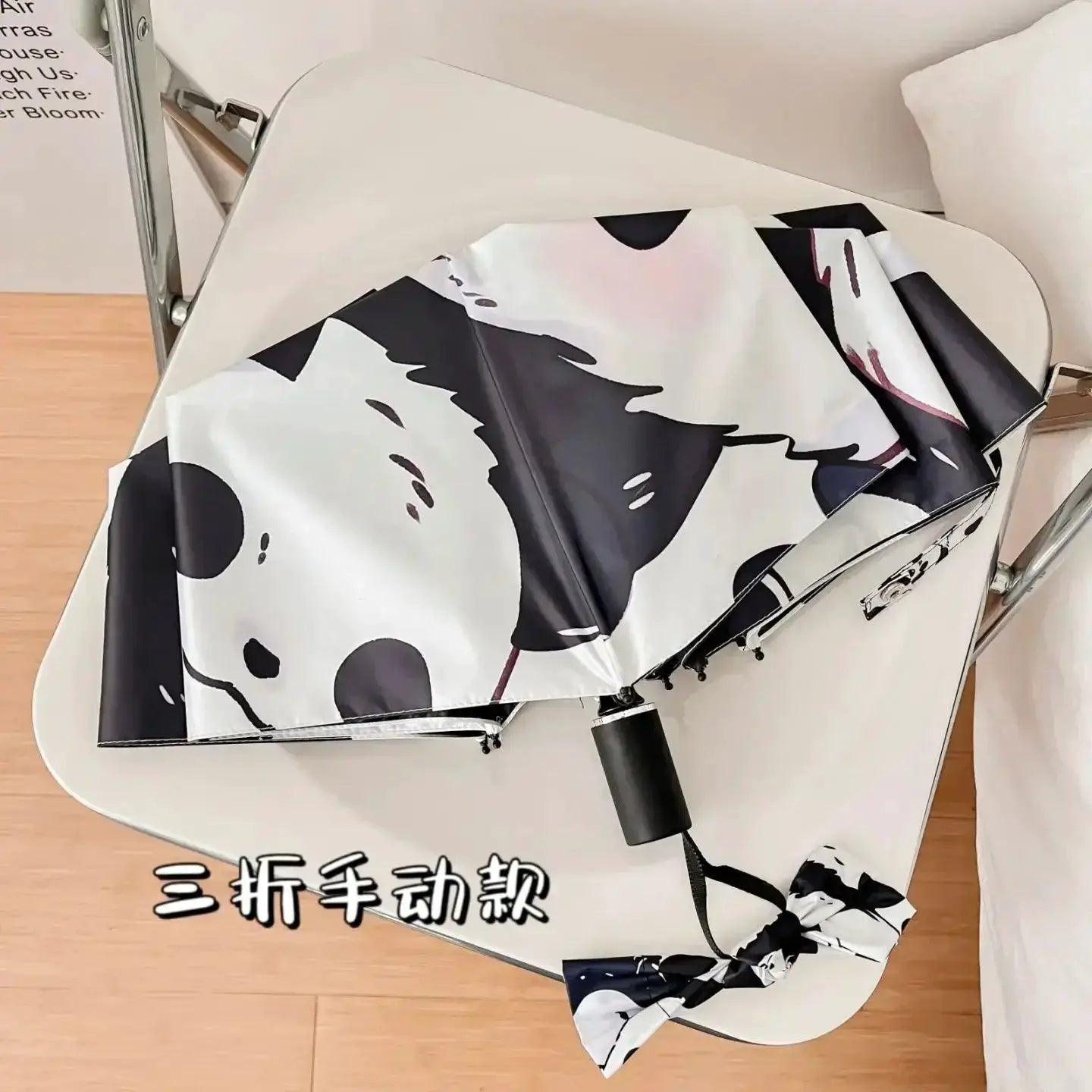  Panda Kids Umbrella Automatic Folding UV Protection -  ToylandEU™