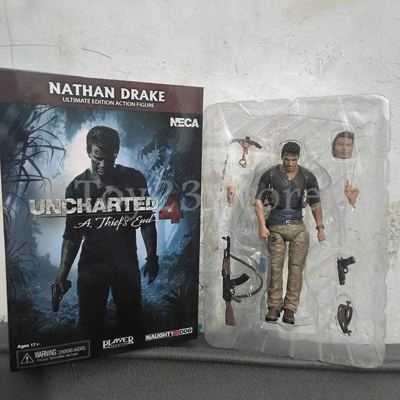 Uncharted 4 Nathan Drake Action Figure Collectible Gift - ToylandEU