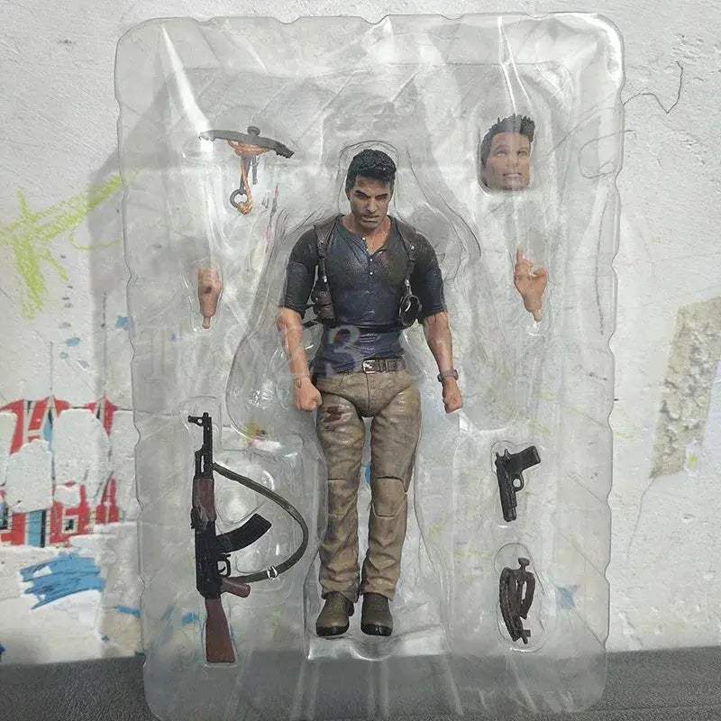 Uncharted 4 Nathan Drake Action Figure Collectible Gift - ToylandEU