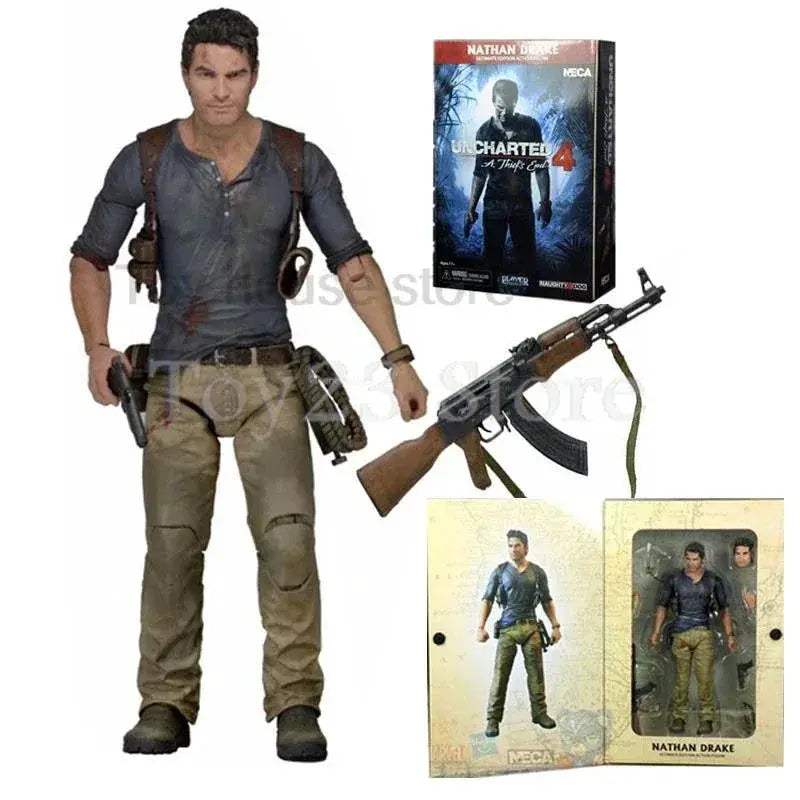 Uncharted 4 Nathan Drake Action Figure Collectible Gift - ToylandEU