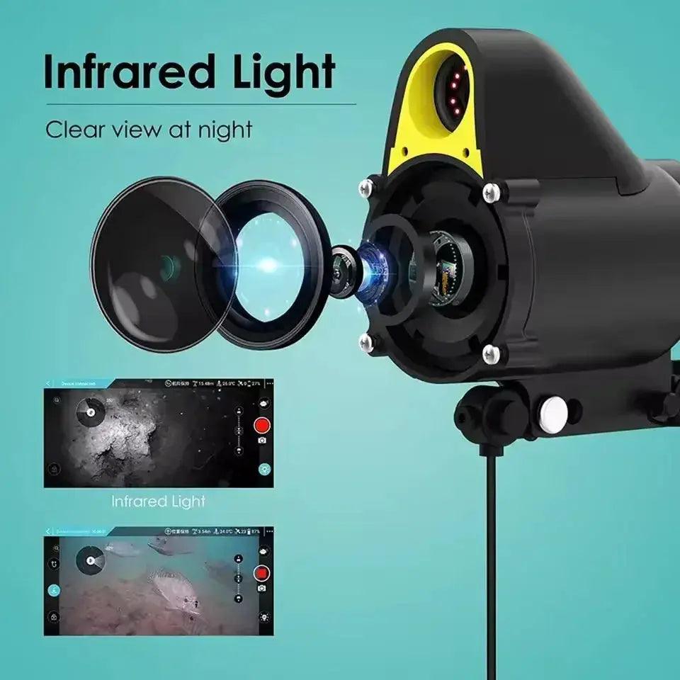  Underwater Drone 4K Camera GPS Removable Battery -  ToylandEU™