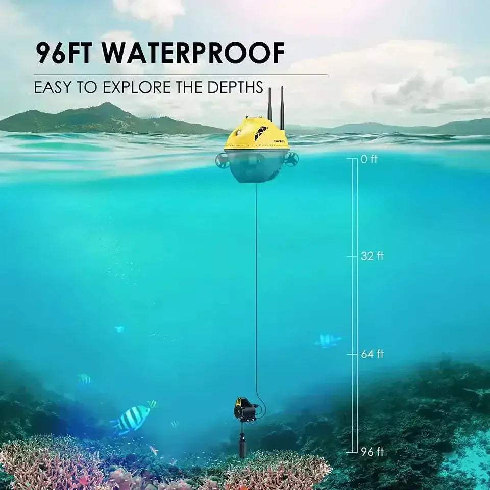 Underwater Drone 4K Camera With Removable Battery And GPS - ToylandEU