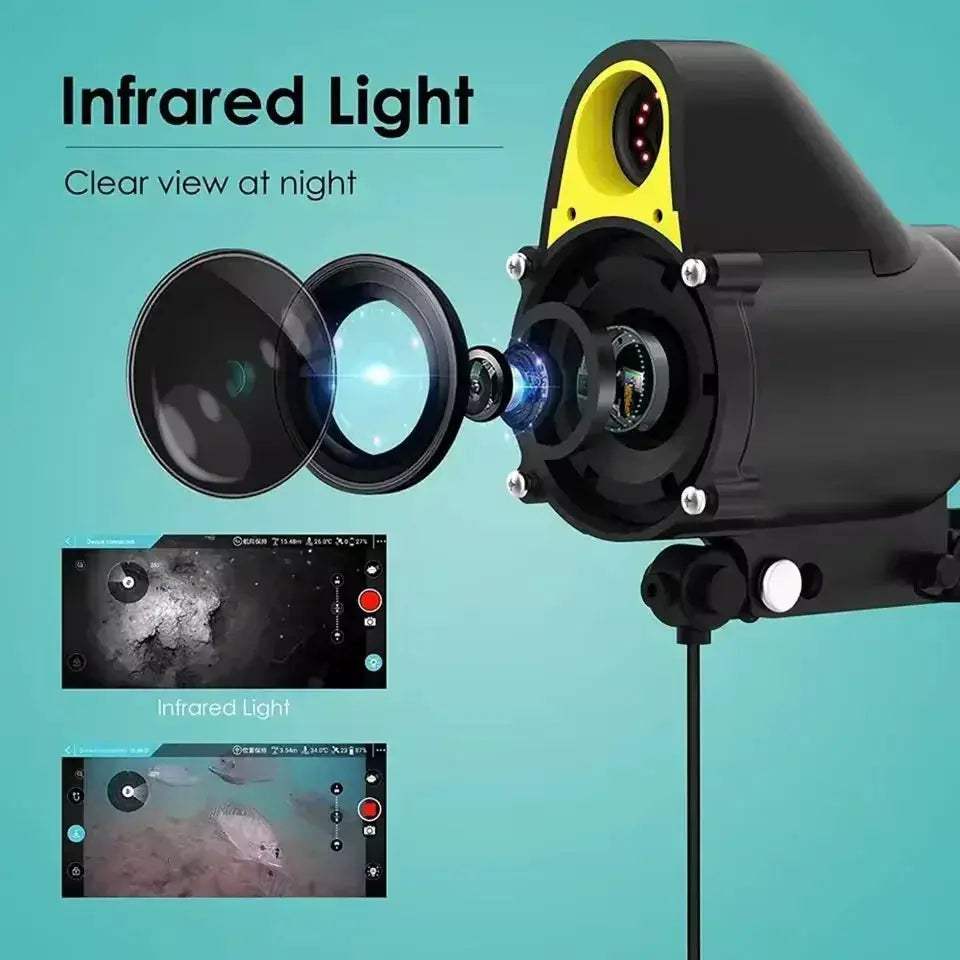 Underwater Drone 4K Camera With Removable Battery And GPS - ToylandEU
