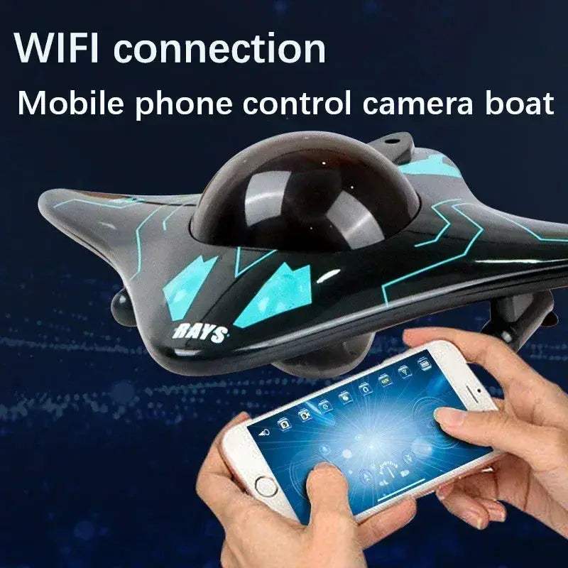 Underwater Remote Control Submarine Boat With Camera FPV Wifi - ToylandEU