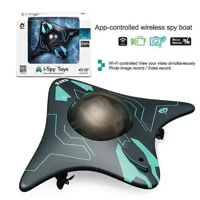 Underwater Remote Control Submarine Boat With Camera FPV Wifi - ToylandEU