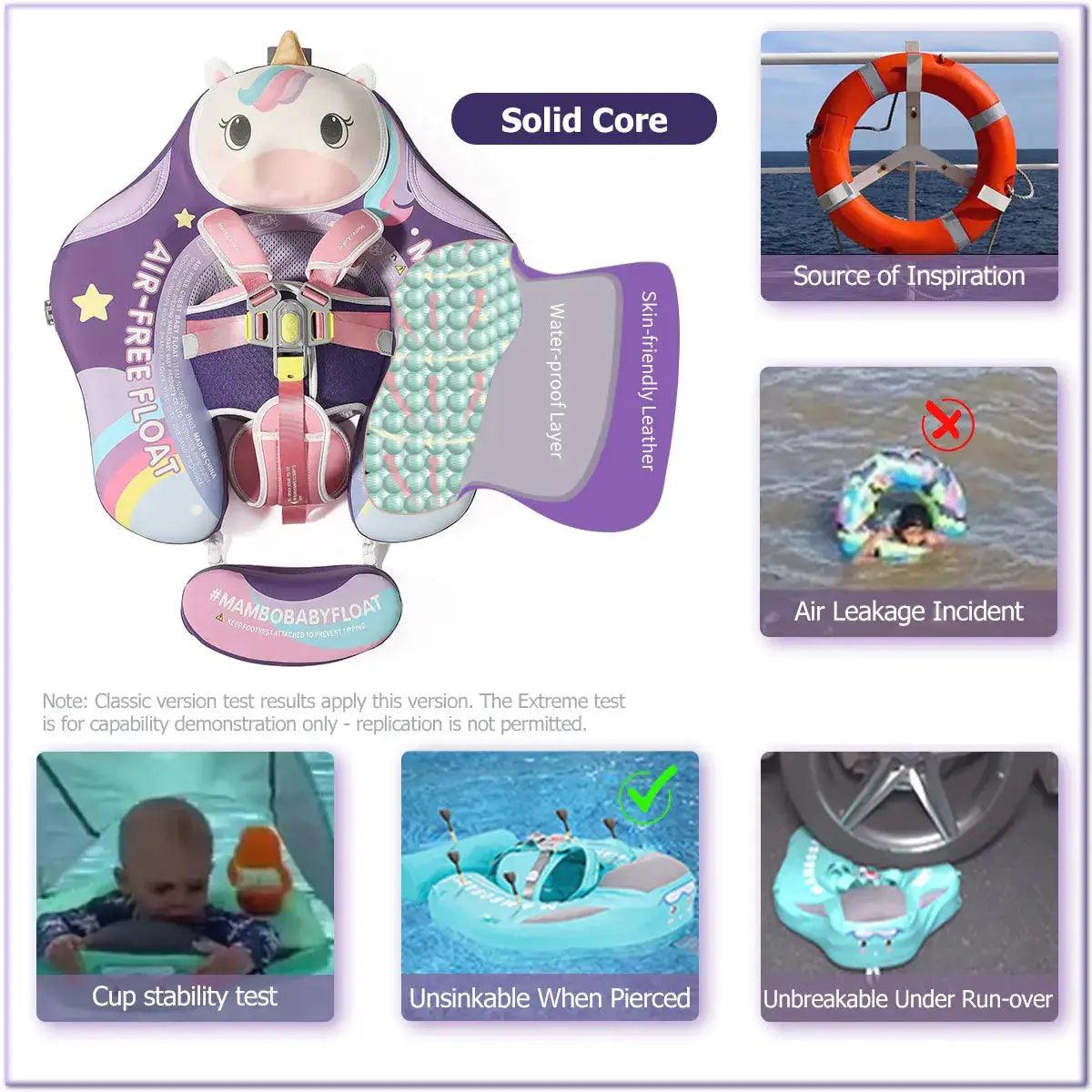  Unicorn Baby Pool Float With Removable Canopy Sun Shade -  ToylandEU™