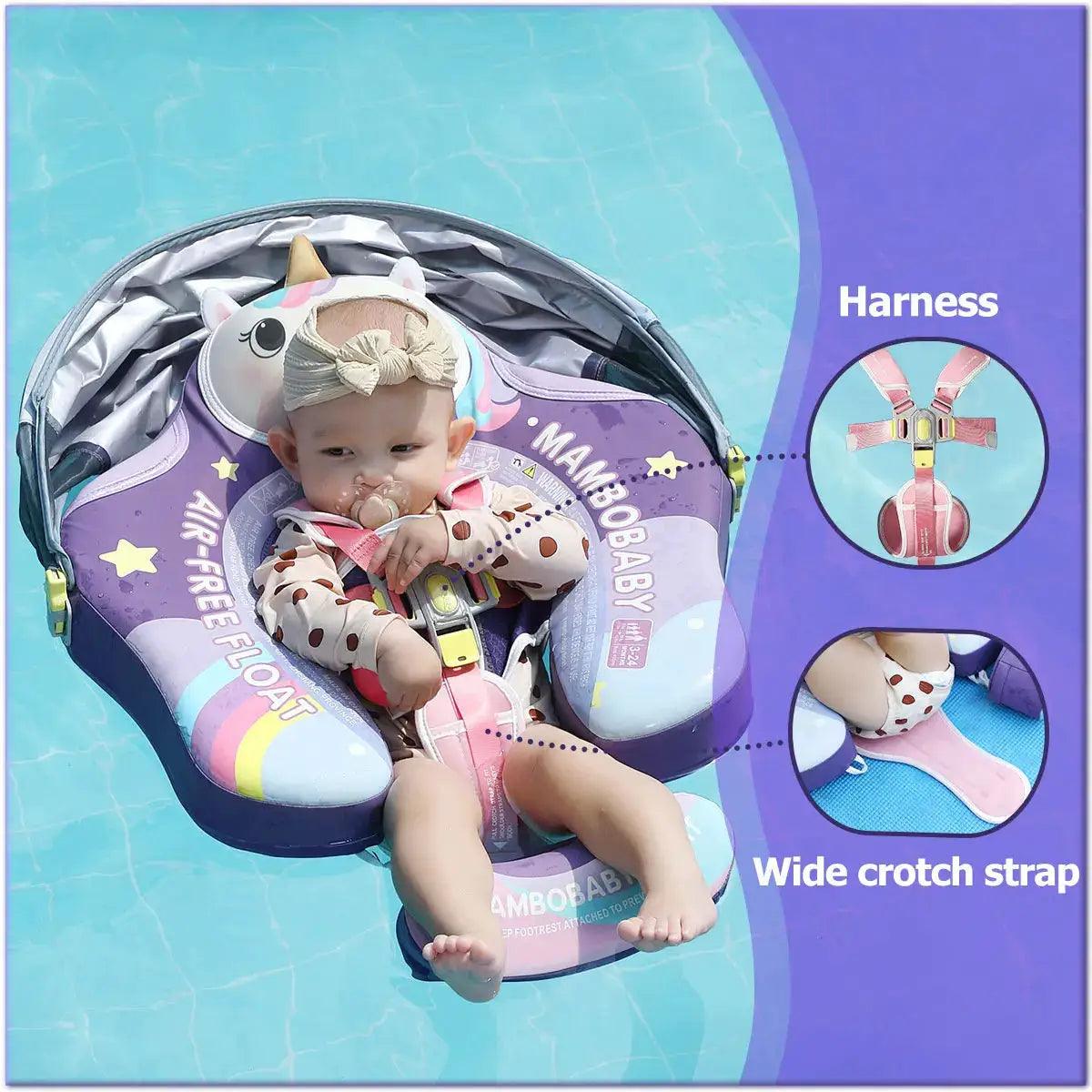  Unicorn Baby Pool Float With Removable Canopy Sun Shade -  ToylandEU™