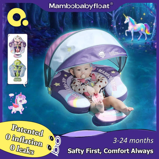  Unicorn Baby Pool Float With Removable Canopy Sun Shade -  ToylandEU™