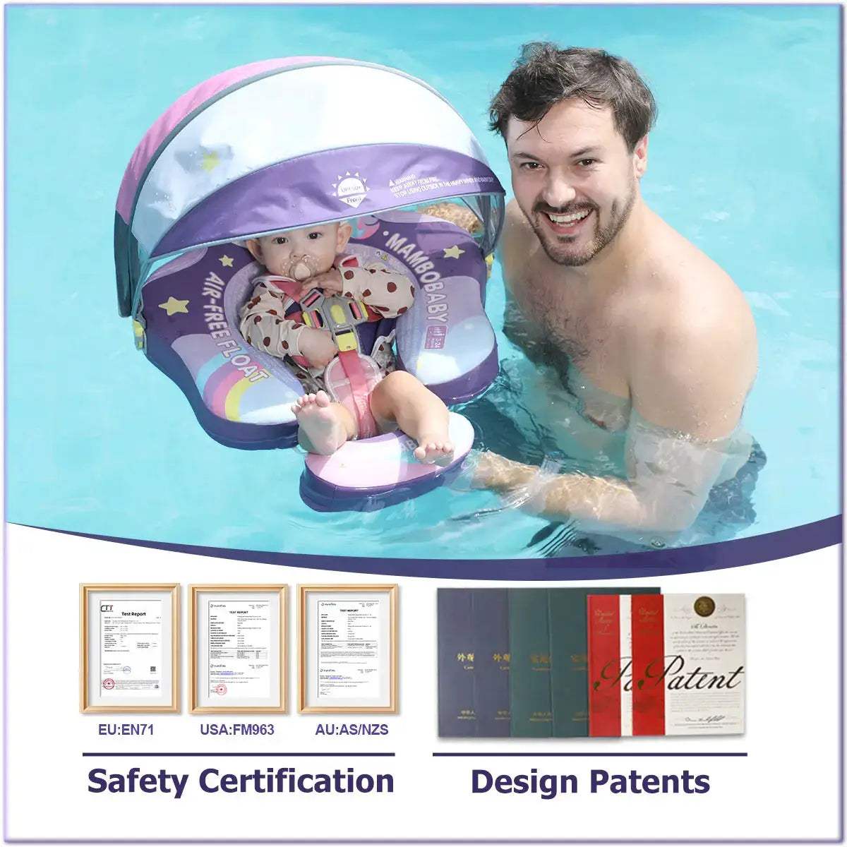  Unicorn Baby Pool Float With Removable Canopy Sun Shade -  ToylandEU™