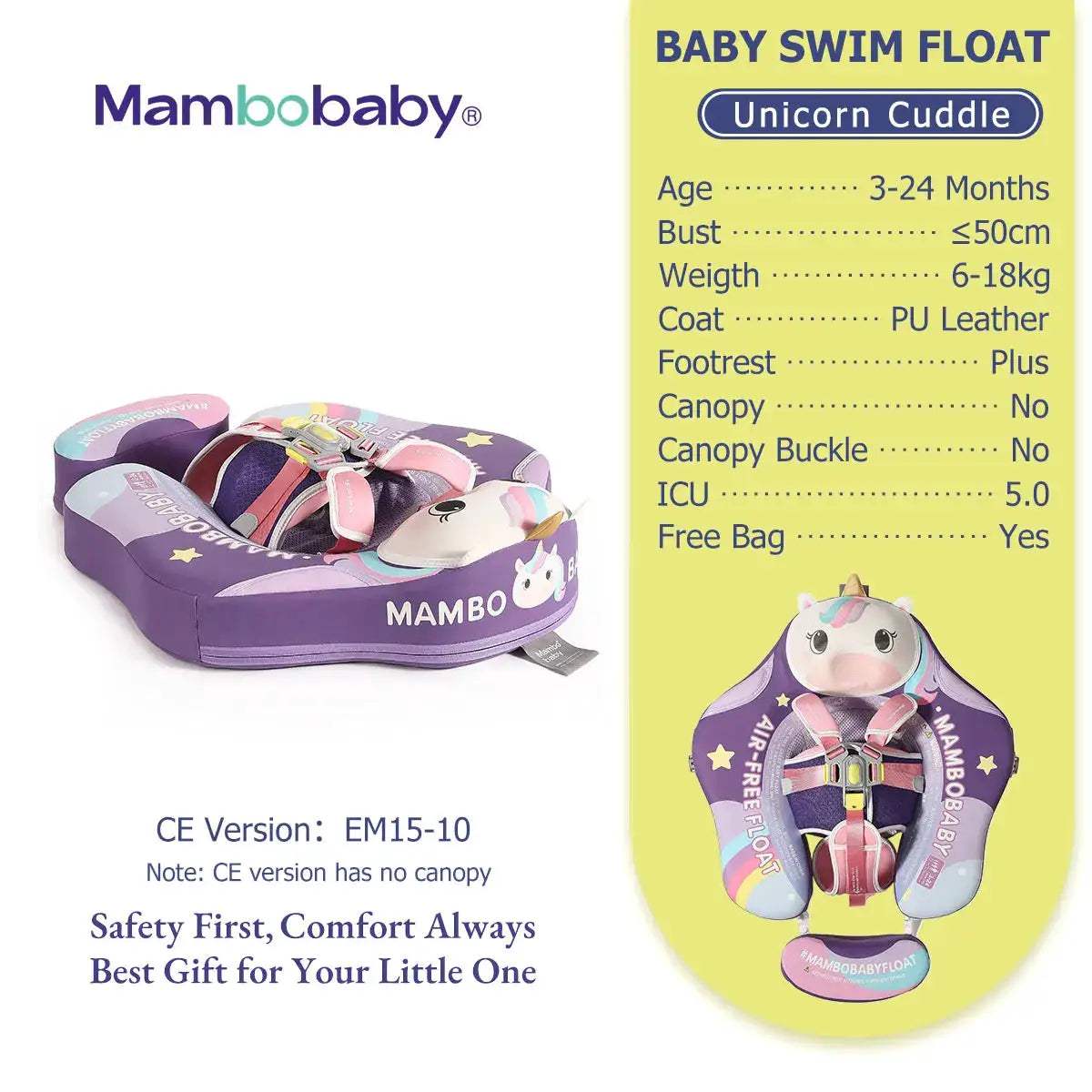  Unicorn Baby Pool Float With Removable Canopy Sun Shade -  ToylandEU™