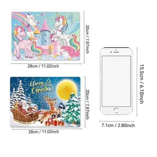  Unicorn Magnetic Jigsaw Puzzle 54 Pieces Educational -  ToylandEU™