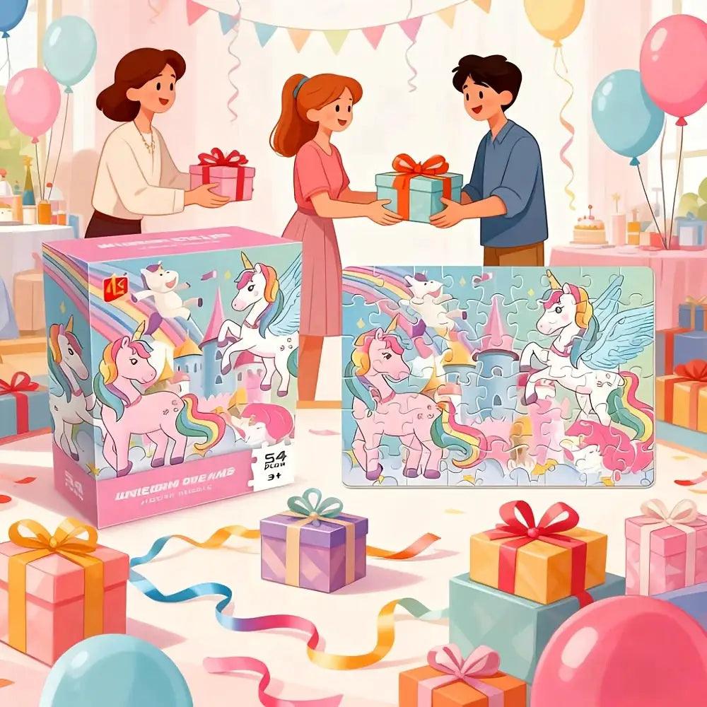  Unicorn Magnetic Jigsaw Puzzle 54 Pieces Educational -  ToylandEU™