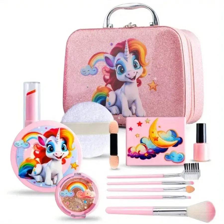 Unicorn Makeup Set For Girls Toy Cosmetic Kit Box Included - ToylandEU