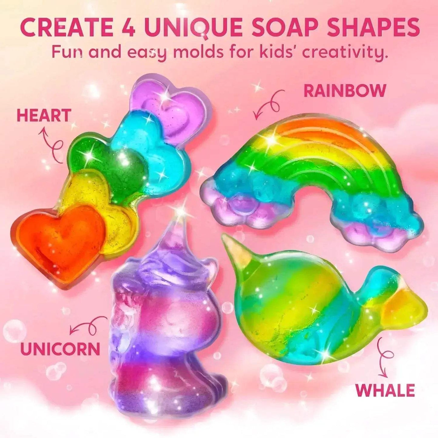 Unicorn Soap Making Kit for Kids Creative DIY STEM Fun - ToylandEU