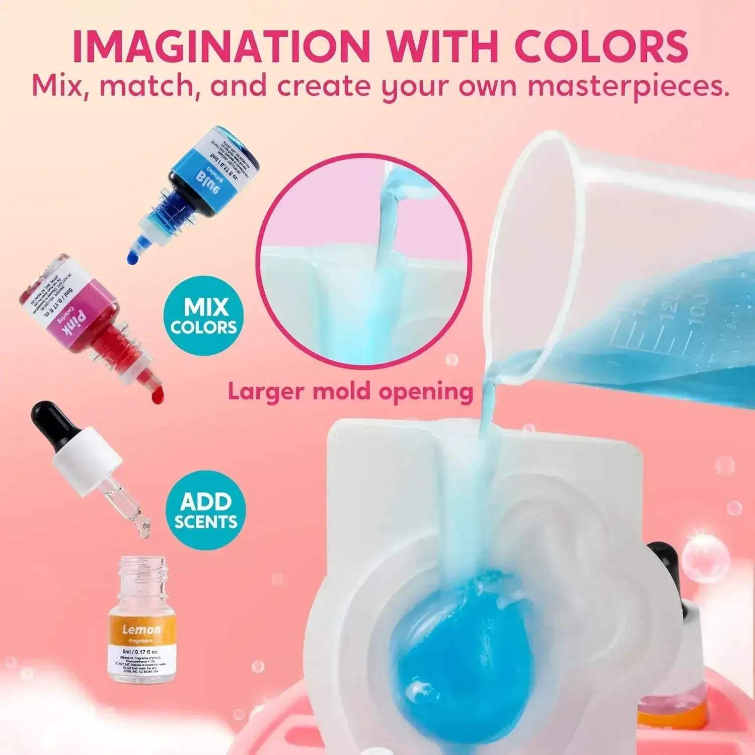 Unicorn Soap Making Kit for Kids Creative DIY STEM Fun - ToylandEU