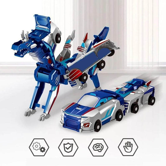 Unicorn Transformer 2 In 1 Kids Magnetic Collision Car Toy - ToylandEU