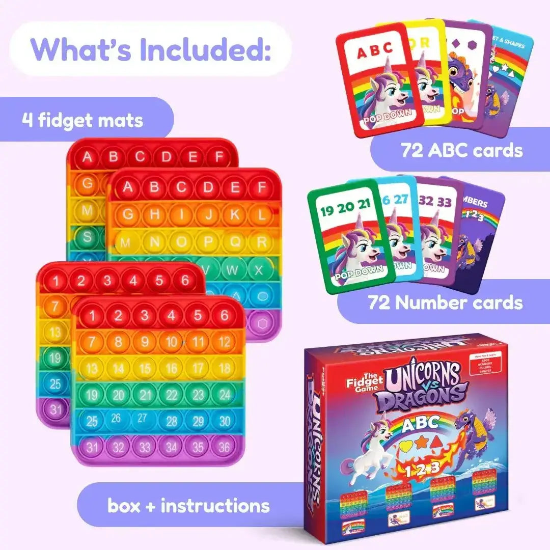 Unicorns Vs. Dragons! - The Fidget Games