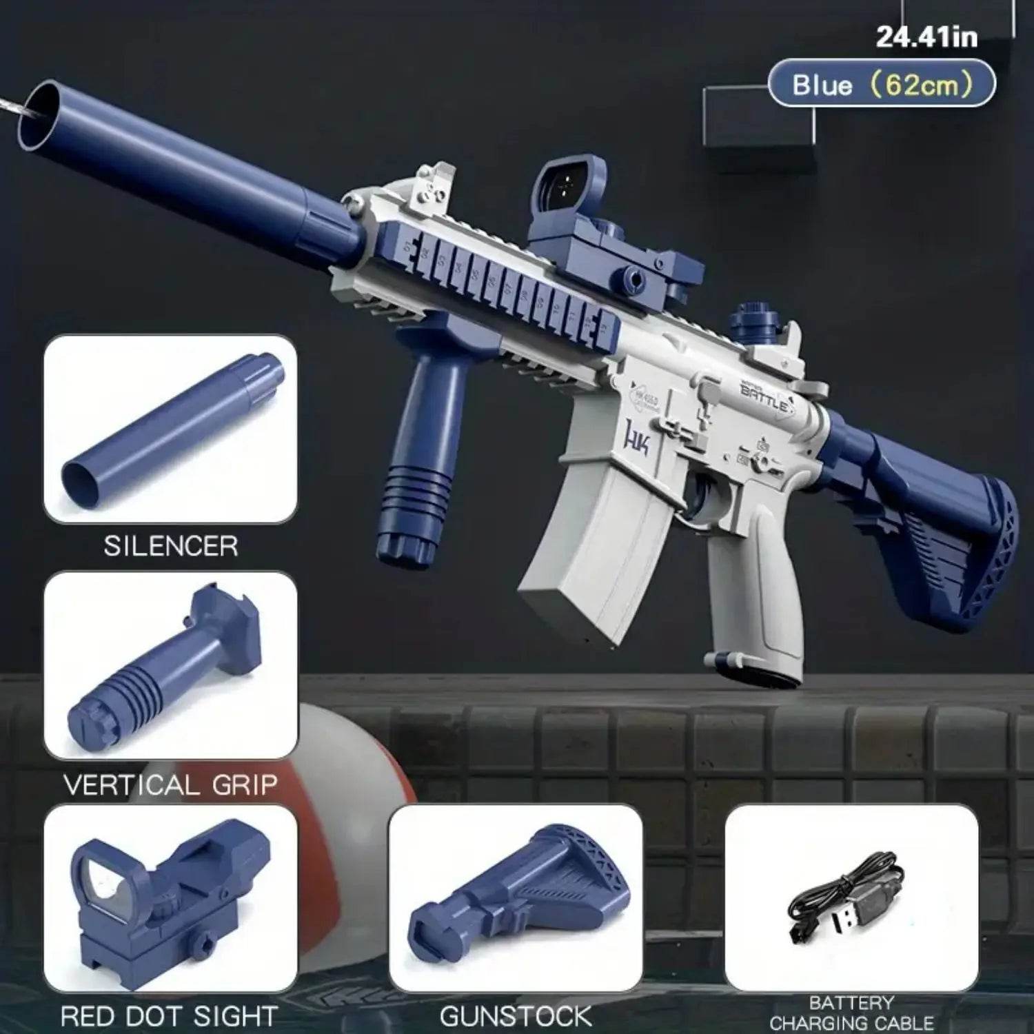 Unilabo M416 Electric Water Gun Battery Powered Fun - ToylandEU