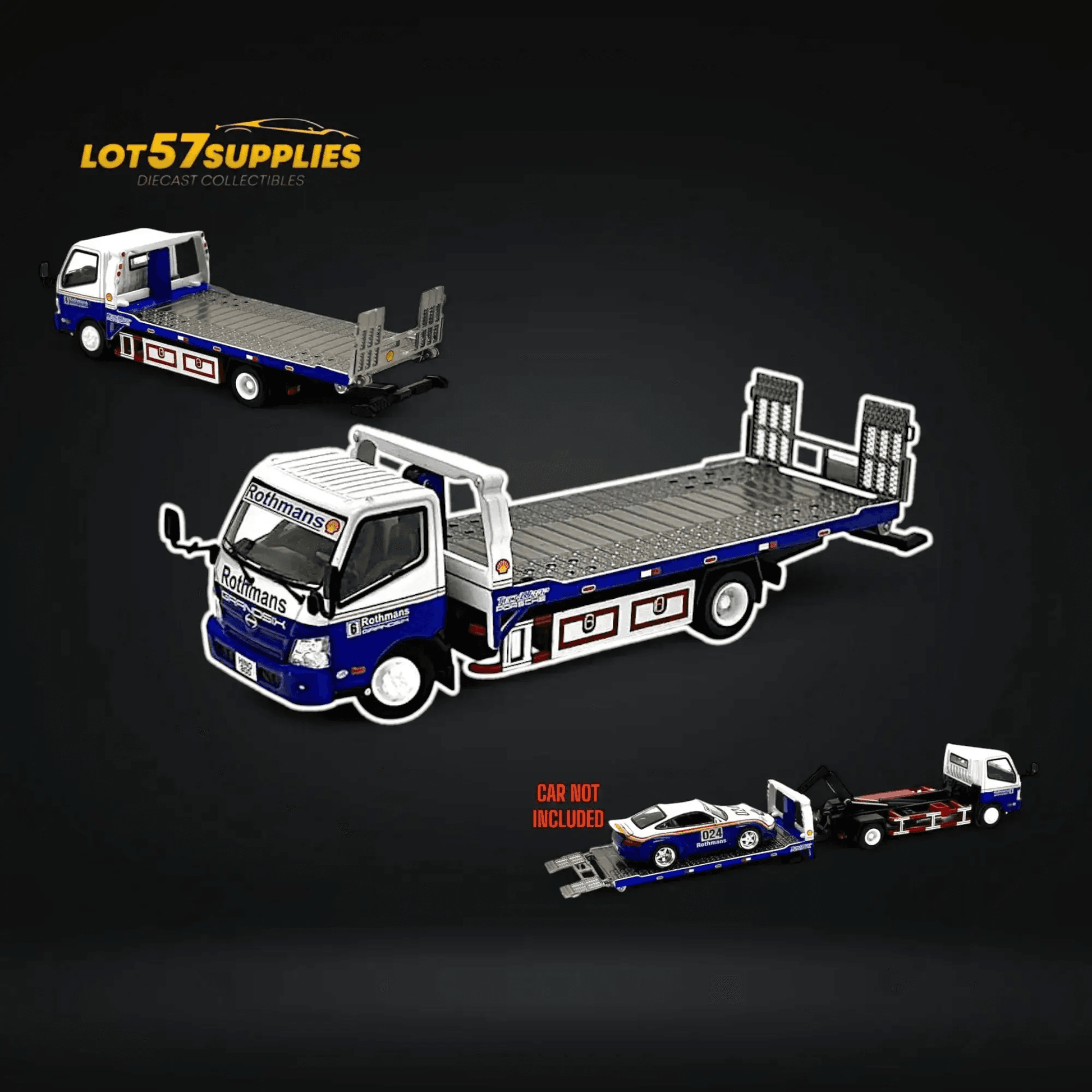 Unique Model Hino 300 Dutro Trailer Rothmans Livery 1:64 - ToylandEU