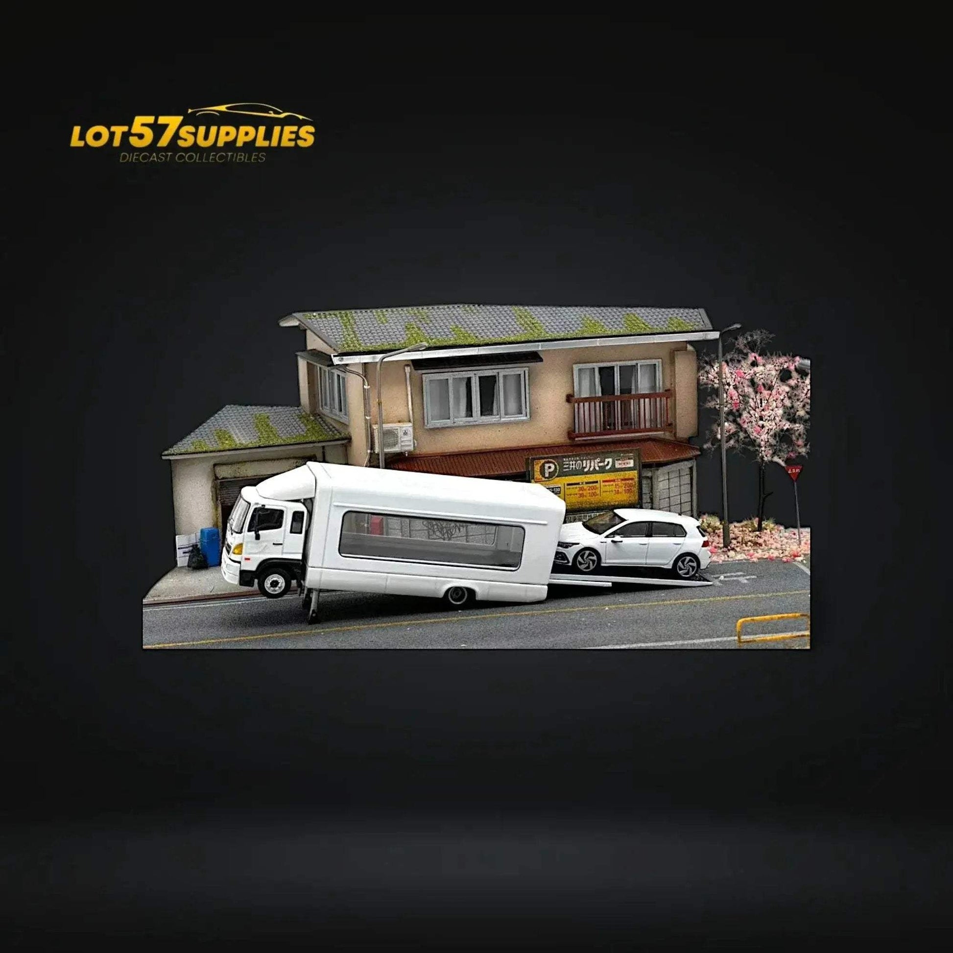 Unique Model Hino 500 HINO Ranger 5th Generation Outriggers WHITE 1:64 - ToylandEU