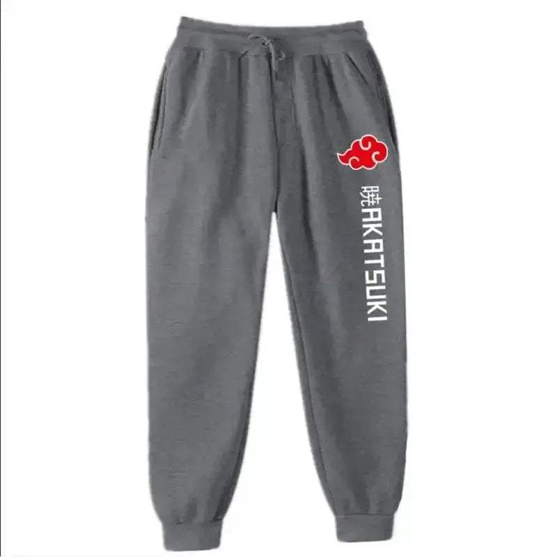 Unisex Anime Akatsuki Fleece Jogger Pants For Streetwear - ToylandEU