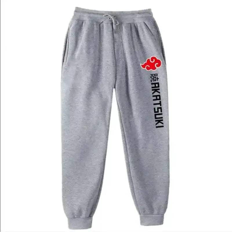 Unisex Anime Akatsuki Fleece Jogger Pants For Streetwear - ToylandEU