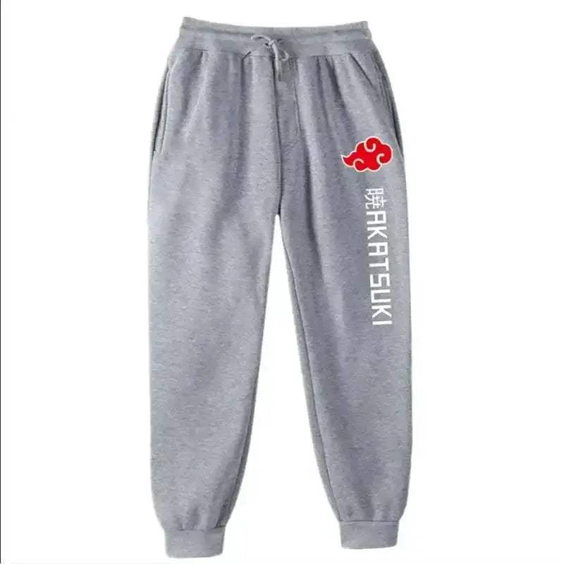 Unisex Anime Akatsuki Fleece Jogger Pants For Streetwear - ToylandEU