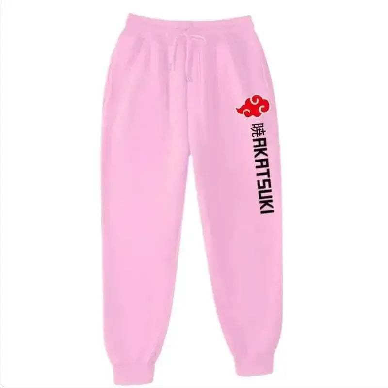 Unisex Anime Akatsuki Fleece Jogger Pants For Streetwear - ToylandEU