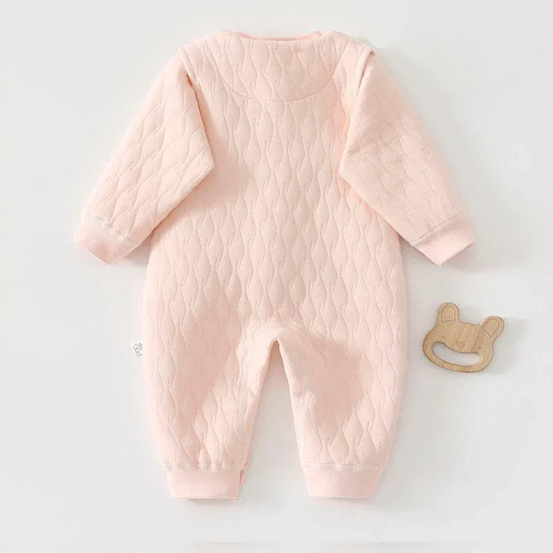 Unisex Baby Cotton Warm Winter Set Stylish Long-Sleeve Top & Overalls Boys & Girls Halloween Cute Animal Pattern Onesies - ToylandEU