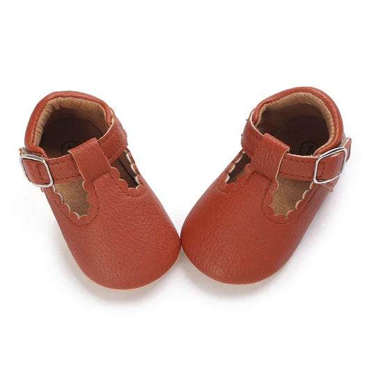 Unisex Baby Shoes Non Slip Soft Sole PU Leather 0-18M - ToylandEU