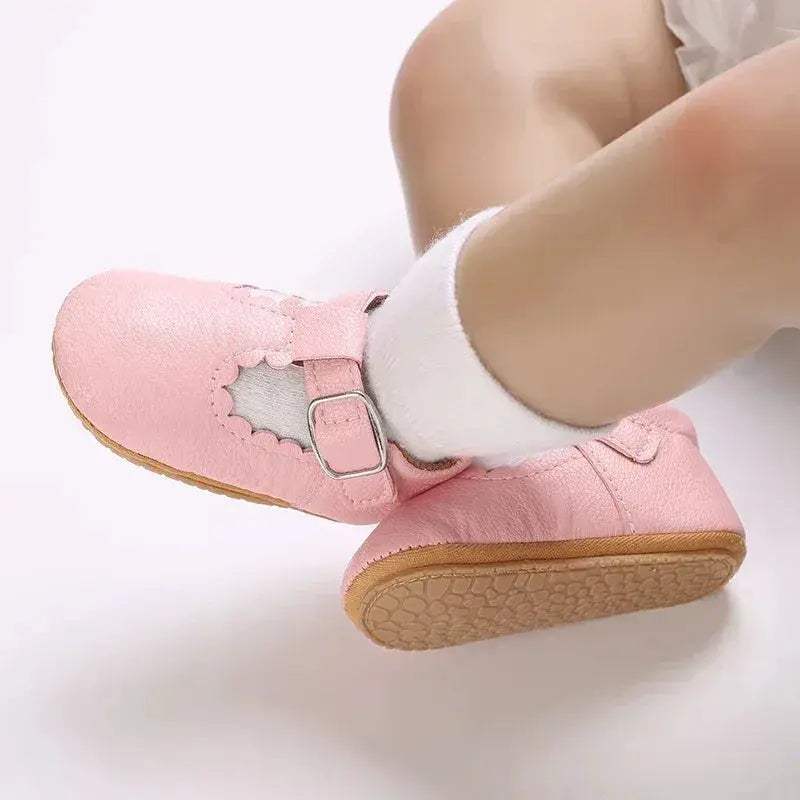 Unisex Baby Shoes Non Slip Soft Sole PU Leather 0-18M - ToylandEU