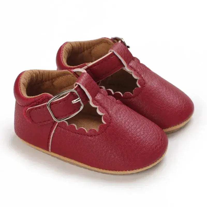 Unisex Baby Shoes Non Slip Soft Sole PU Leather 0-18M - ToylandEU