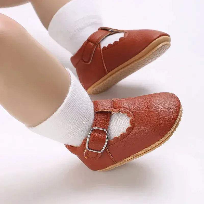 Unisex Baby Shoes Non Slip Soft Sole PU Leather 0-18M - ToylandEU
