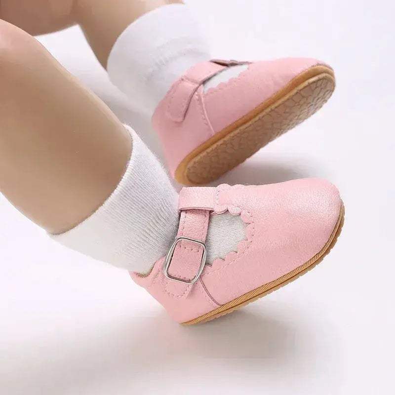 Unisex Baby Shoes Non Slip Soft Sole PU Leather 0-18M - ToylandEU
