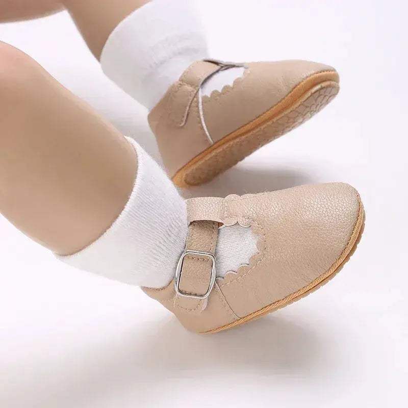 Unisex Baby Shoes Non Slip Soft Sole PU Leather 0-18M - ToylandEU